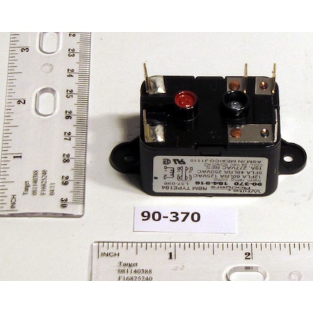 White-Rodgers 90-370 Fan Relay, Type 184, 24 90-370